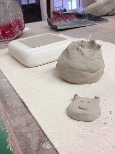 Ceramics students express creativity in the comfort of community. 